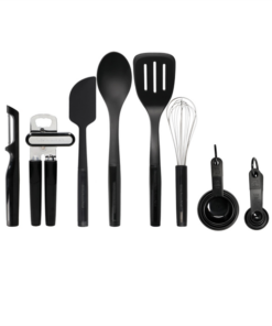 Bộ 15 món Dụng Cụ nhà bếp KitchenAid màu Đen KQG447BXOBE