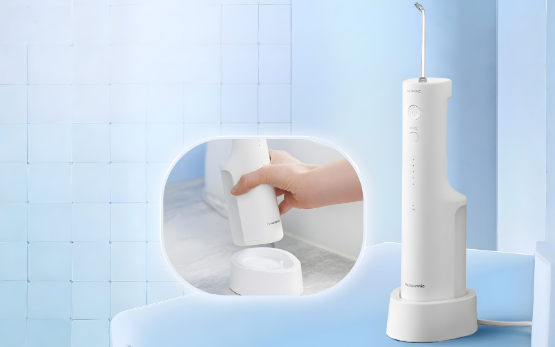 thiết kê tăm nước không dây Panasonic EW-DJ67-W303 màu trắng