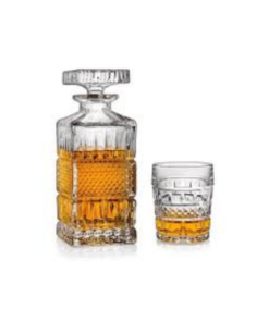 Bộ bình rượu Bohemia Brittany gồm 1 bình đựng rượu dung tích 700ml và 6 cốc 240ml