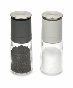 Bộ 2 lọ xay muối và tiêu Joseph Joseph Duo No-spill (Grey) 20198