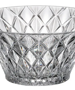 Tô Memphis trắng 19cm Crystal Bohemia