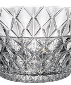 Tô Memphis trắng 30.5cm Crystal Bohemia