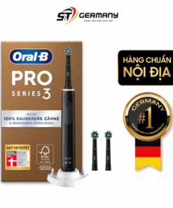 Bàn chải điện ORAL-B Pro Series 3 Plus màu đen (kèm 2 đầu bàn chải thay thế)