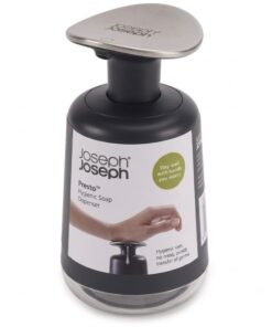Bình đựng xà phòng Joseph Joseph 85137 Presto™ VE 4 màu đen ghi