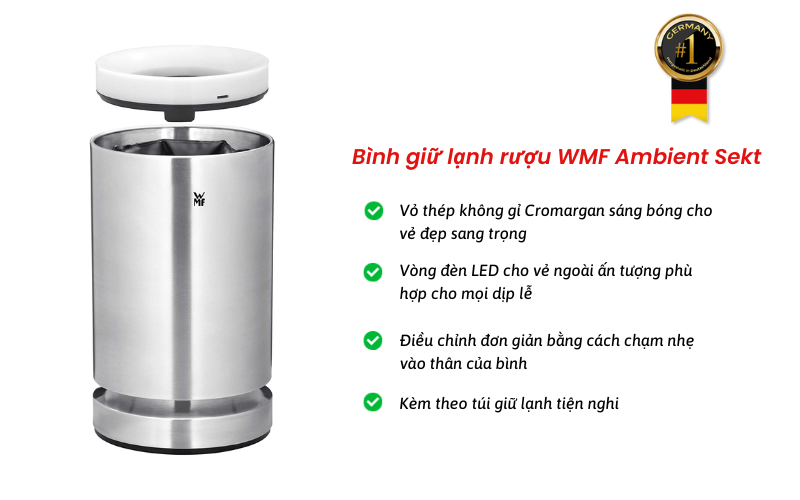 Bình giữ lạnh rượu WMF Ambient Sekt