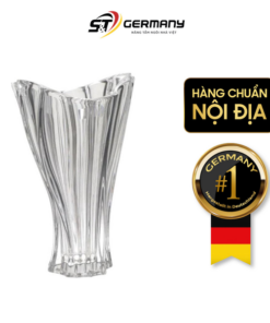 Bình hoa pha lê Plantica cao 32cm màu trắng