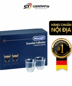 Set 6 cốc hai lớp cách nhiệt DeLonghi Espresso DLSC300 60ml