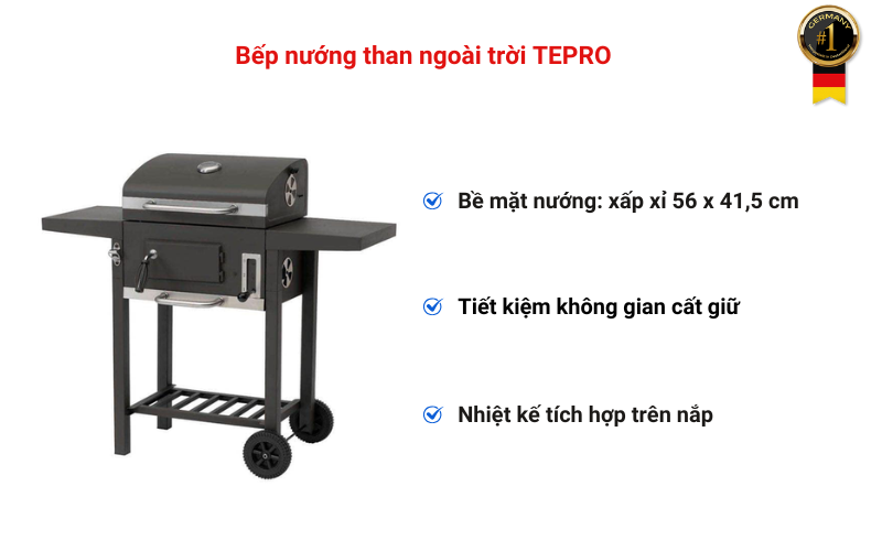Bếp nướng than ngoài trời TEPRO
