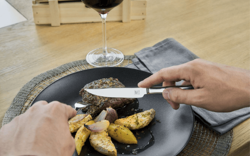 Bộ dao thìa dĩa Zwilling Steak 12 món hộp gỗ (mới) nội địa Đức