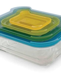 Bộ Hộp Đựng Thực Phẩm Joseph Joseph 81060 Nest Glass Food Storage 4 Món