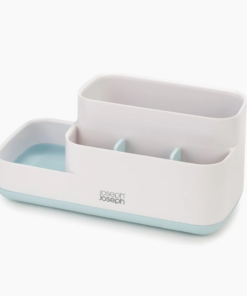 Khay đựng bàn chải mỹ phẩm nhà tắm Joseph Joseph 70504 EasyStore màu trắng xanh