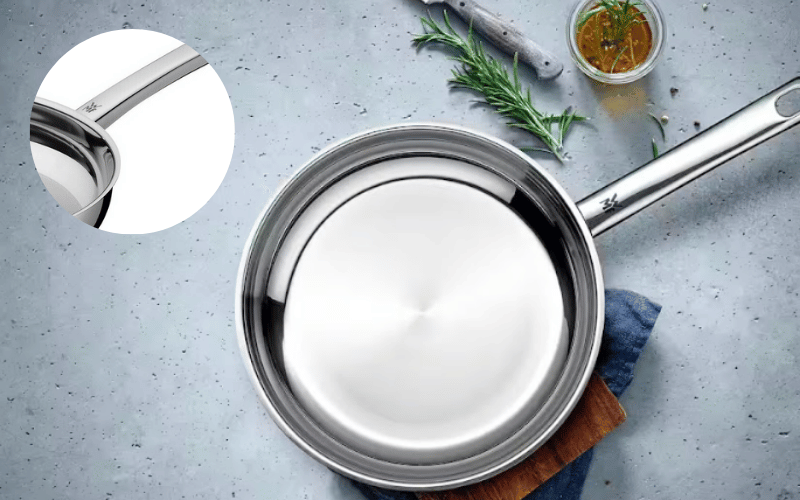 Chảo inox lòng trơn WMF Profi