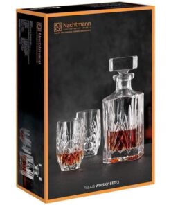 Bộ 3 bình cốc whisky Nachtmann Palais 102966