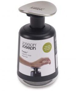 Bình đựng xà phòng Joseph Joseph 85137 Presto™ VE 4 màu đen ghi