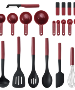 Bộ 20 món Dụng Cụ nhà bếp KitchenAid màu Đỏ KQG494BXERG