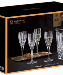 Bộ 4 ly cao Nachtmann Noblesse kèm bình đựng đá