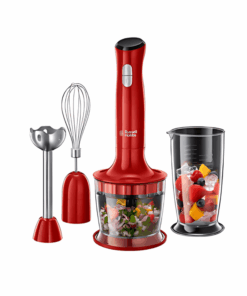 Bộ máy xay cầm tay Russell Hobbs màu đỏ