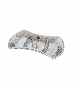 Đĩa eo pha lê mài M57 Bohemia (33cm) chia ngăn