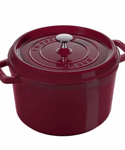 Nồi tròn STAUB Cocotte G-GY 24cm màu đỏ mận