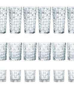 Bộ 18 cốc pha lê Nachtmann Bossa Nova 3 kích cỡ
