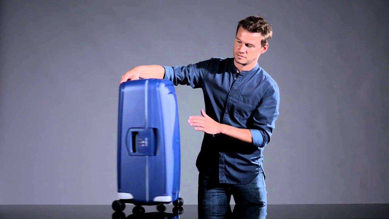 Vali Samsonite S cure size 24 (màu xanh dương blue) made in EU