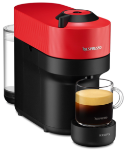 Máy pha cà phê viên nén Nespresso Krups XN9205 Vertuo Pop màu đỏ