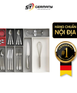 Bộ 10 khay chia ngăn kéo đựng đồ Joseph Joseph Duo đỏ xám 85191