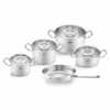 Bộ nồi Fissler Profi 5 món kèm chảo inox Profi 24/28cm made in Germany