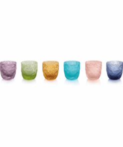 Set 6 chén Tricot (Assorted Colors) 75ml IVV 8837.1