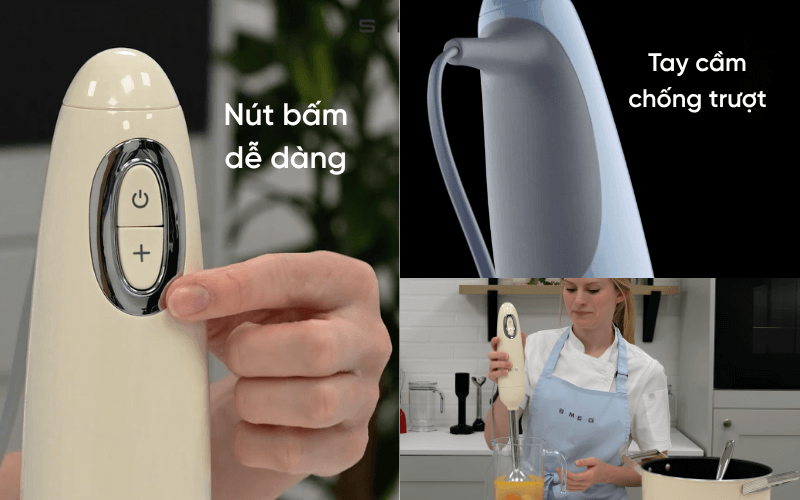 Bộ máy xay cầm tay SMEG HBF02