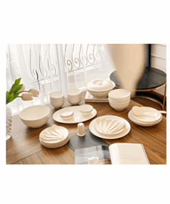 Set bát sứ Imperial 50 món viền bạc