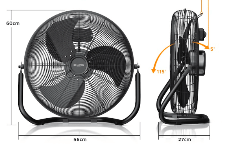 Quạt sàn BRANDSON 50cm 160W