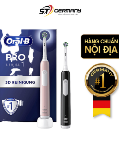 Set 2 bàn chải điện ORAL-B Pro 1 màu đen và hồng