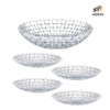 Set 5 đĩa pha lê Nachtmann Bossa Nova 98369
