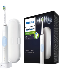 Bàn chải điện Philips Sonicare 4500 HX6839/28 màu trắng kèm hộp đựng du lịch