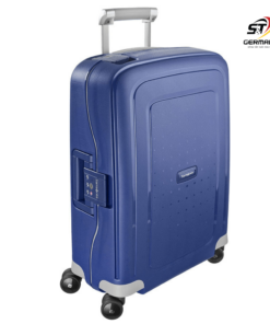 Vali Samsonite S cure size cabin (màu xanh dương blue) made in EU