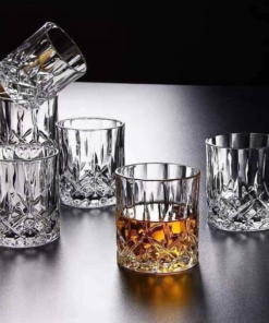 Bộ bình rượu pha lê Bohemia Brixton gồm 1 bình đựng rượu 850ml và 6 cốc 320ml