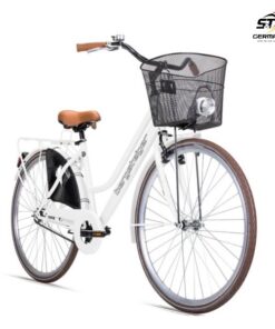 Xe đạp nữ Bergsteiger Cityrad (màu trắng)
