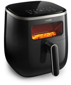 Nồi Chiên Không Dầu Philips HD9257/80, 5.6Lit - 1700W, Mặt Kính Quan Sát Thực Phẩm, Bảo Hành Chính Hãng 2 Năm