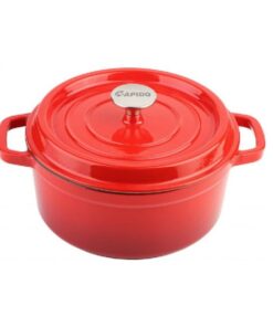 Nồi gang đúc tráng men chống dính Rapido - Nồi gang nhiều size 20cm, 22cm, 24cm RK20-RD RK22-RD RK24-RD