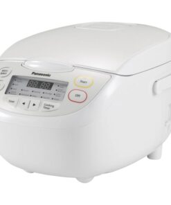 Nồi cơm điện tử Panasonic 1.8 lít SR-CL188WRAM Hợp kim nhôm phủ chống dính, Nút nhấn có màn hình hiển thị
