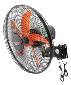 Quạt treo tường Senko màu đen cam TC16 - Chính Hãng, Mới, Full Box