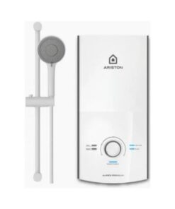 AURES PREMIUM 4.5P IVORY - Máy nước nóng trực tiếp Ariston 4500W AURES PREMIUM 4.5P IVORY Bơm Trợ Lực, Kèm Vòi Sen