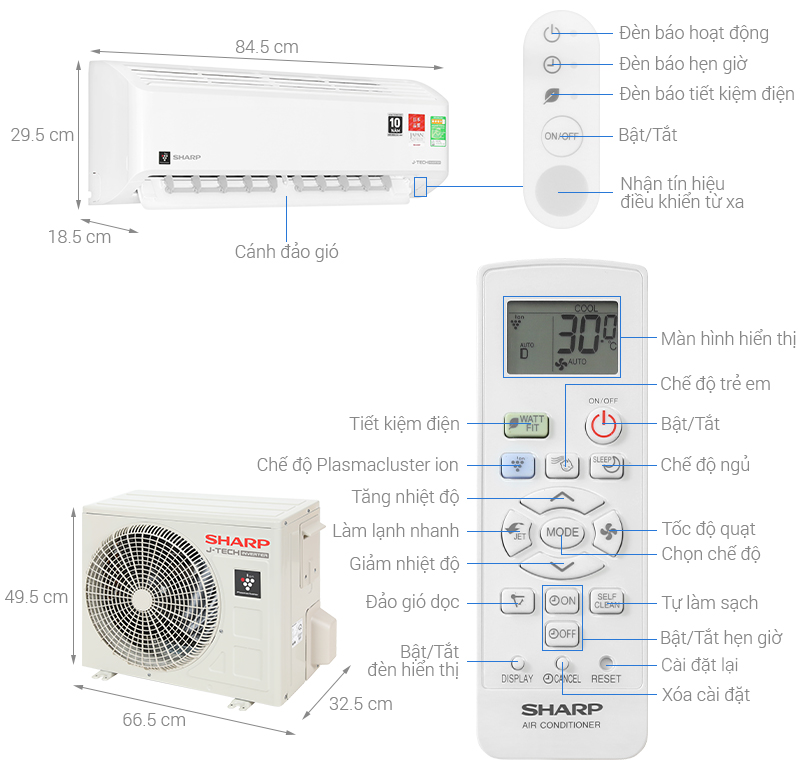 sharp-inverter-1-hp-ah-xp10dsw-hinh-note-639098656372542987 Máy lạnh Sharp Inverter 1 HP AH-XP10DSW