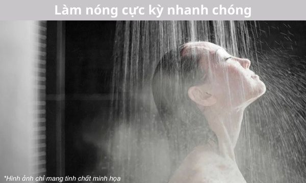 Máy nước nóng Ariston AURES EASY 3.5 Làm nóng nhanh chóng