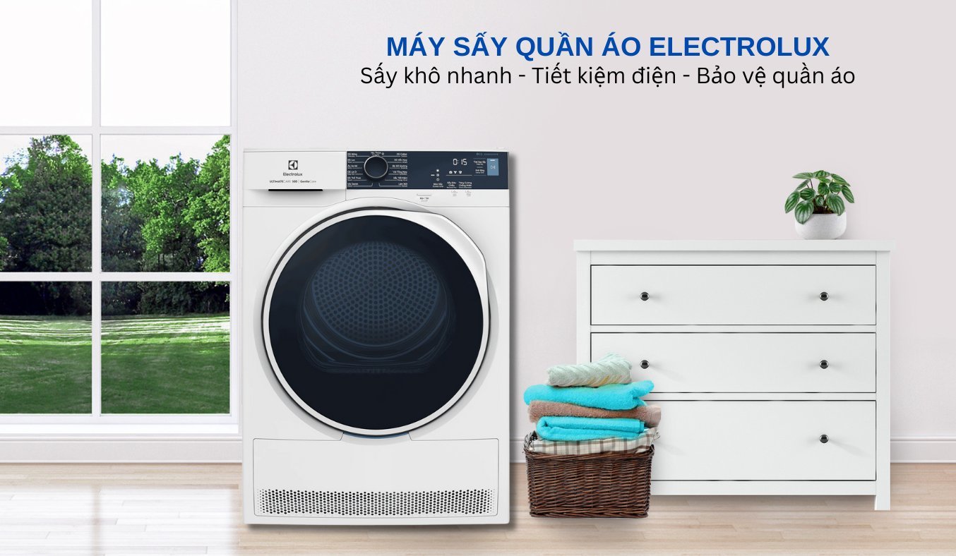 may-say-quan-ao-electrolux-edh804h5wb-1 Máy sấy quần áo Electrolux 8 kg EDH804H5WB thiết kế cửa trước