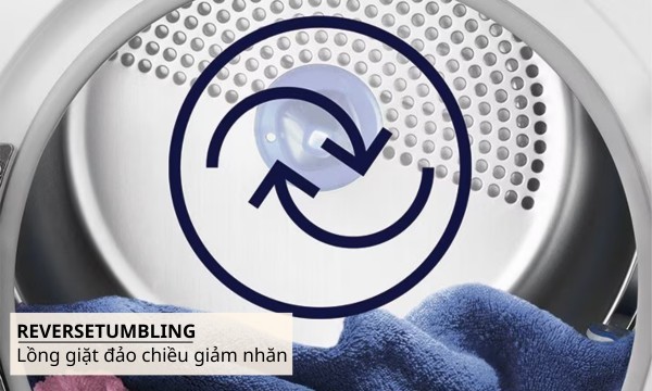 may-say-quan-ao-electrolux-edh804h5wb-5 Máy sấy quần áo Electrolux 8 kg EDH804H5WB giảm nhăn hiệu quả