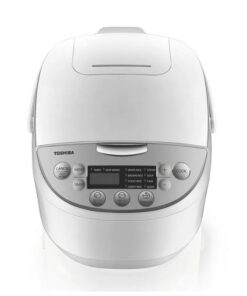 Nồi cơm điện tử Toshiba RC-18DH2PV(W) - 1.8L - Phù hợp 4-6 người - Lòng nồi dày 2.2mm, chống dính - 11 chương trình nấu tự động - Hàng chính hãng, bảo hành 12 tháng, chất lượng Nhật Bản - [HÀNG CHÍNH HÃNG]