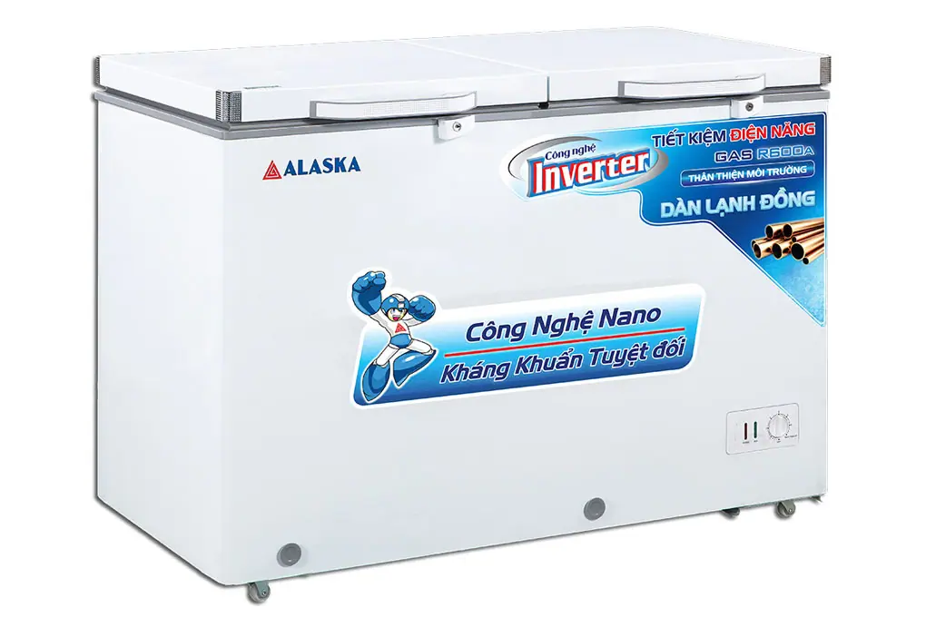 tu dong alaska bcd 5568ci - Tủ đông mát Alaska BCD-5568CI 372 lít Inverter tu dong alaska bcd 5568ci - tu dong alaska bcd 5568ci