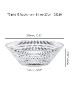 Bát pha lê Nachtmann Ethno 27cm
